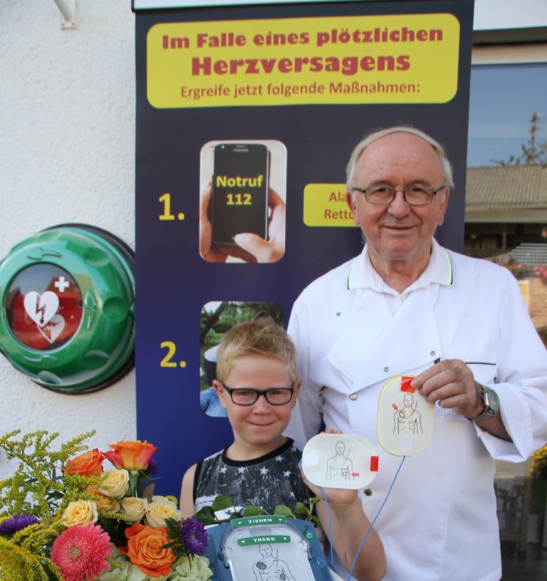 Defibrillator-Hersteller verlost AED-Gerät an freiwillige ...